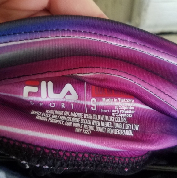NWT Fila Sport Skort S Contrast Waist NEW - Picture 5 of 6